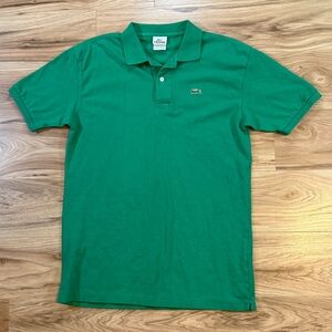 Lacoste Men’s Size L Green Short Sleeve Polo Shirt